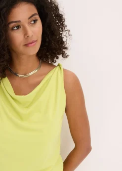 Top à détail torsadé