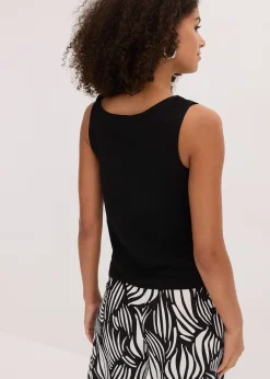 Top à détail torsadé