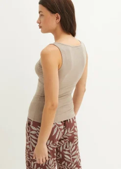 Top à encolure cœur