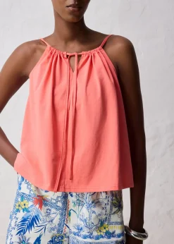 Top à fines bretelles