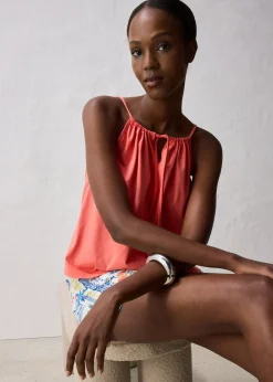 Top à fines bretelles