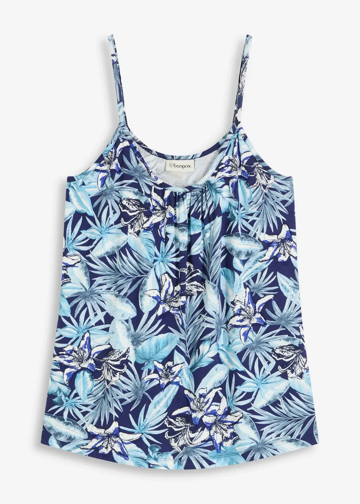 Top à fines bretelles en viscose extensible douce