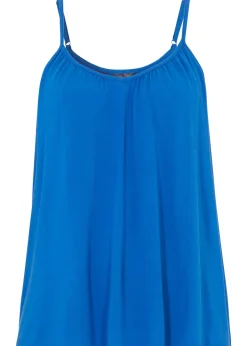 Top à fines bretelles en viscose fluide