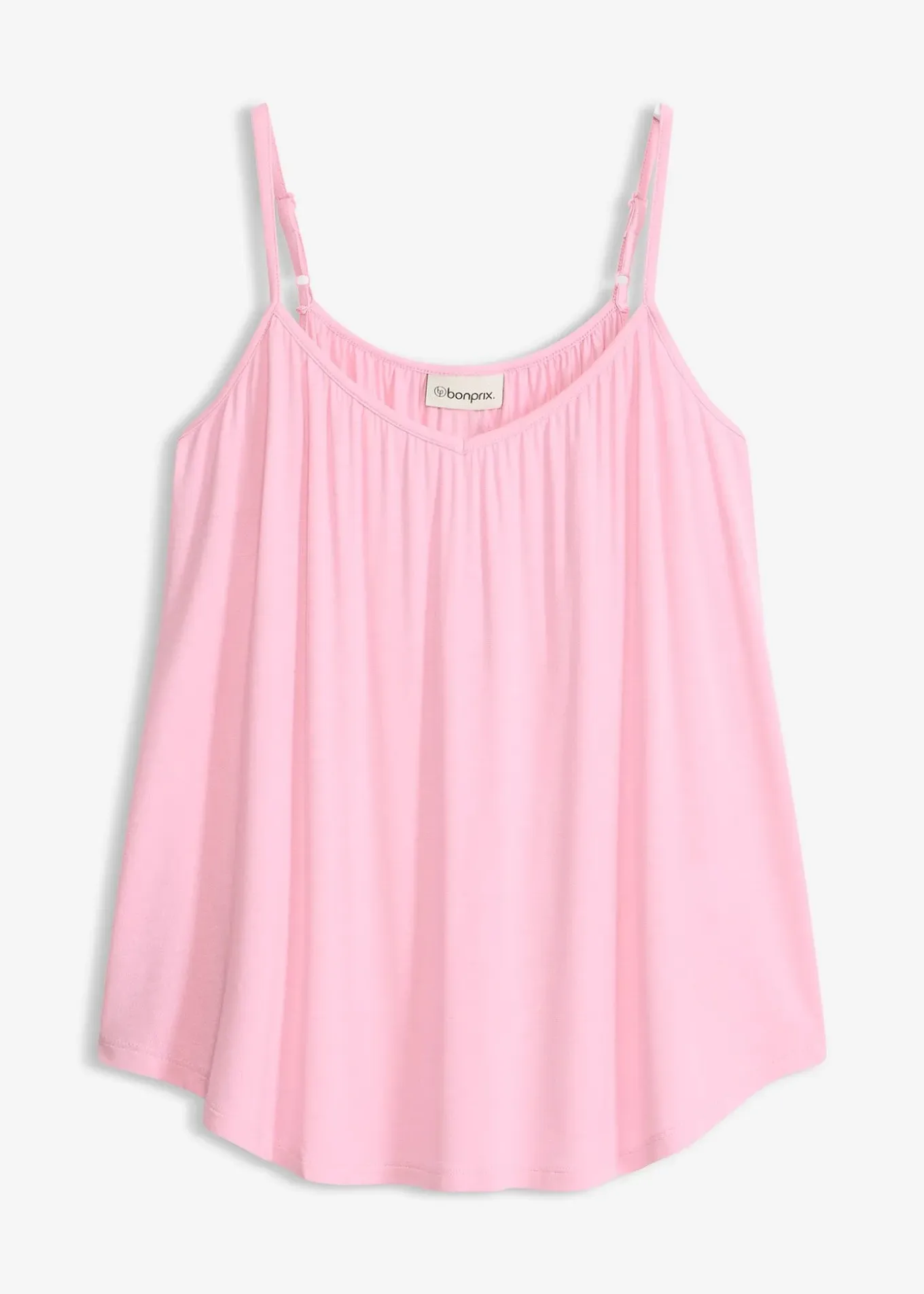 Top à fines bretelles en viscose fluide