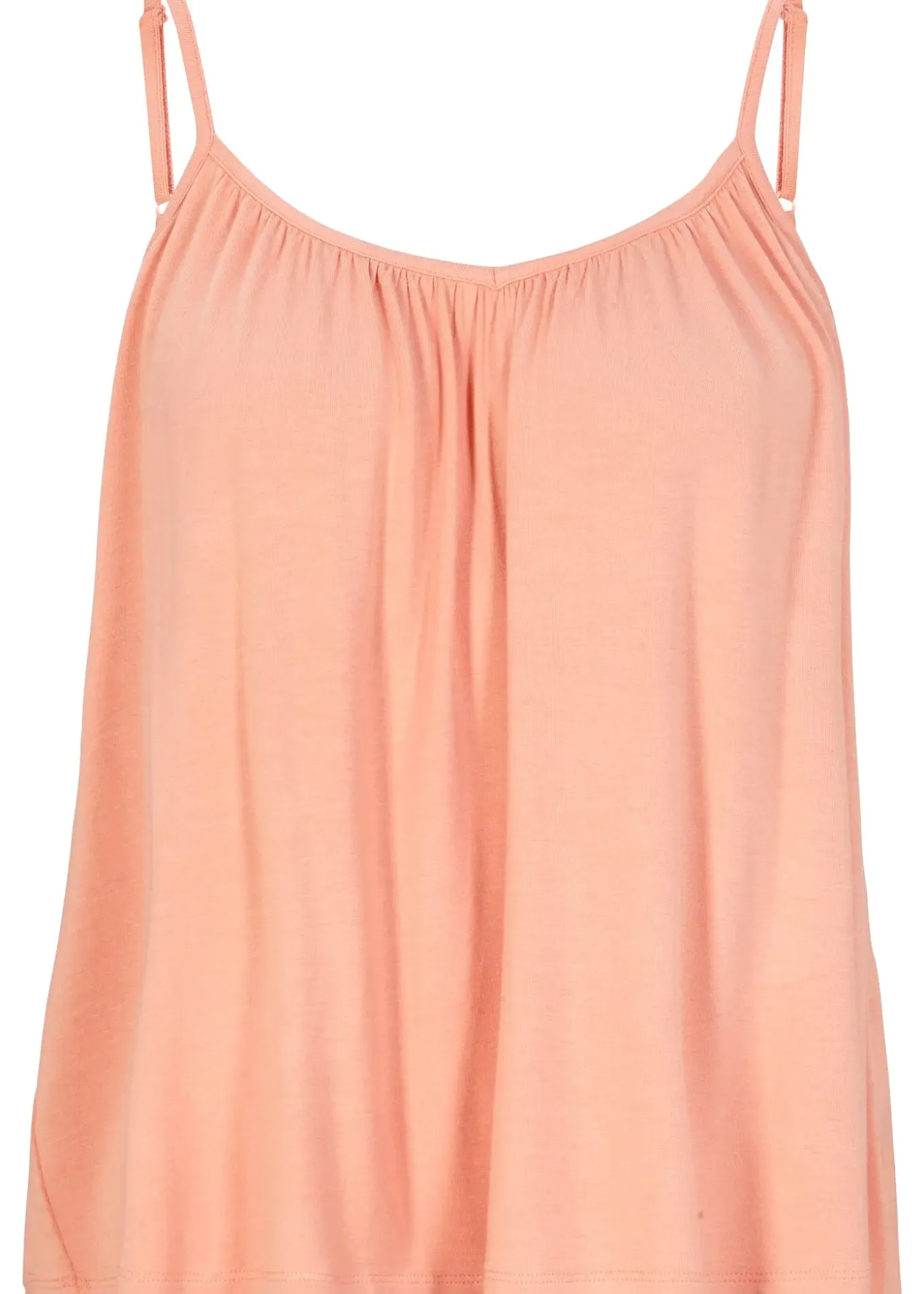 Top à fines bretelles en viscose fluide