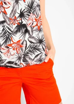 Top à fines bretelles en viscose extensible douce