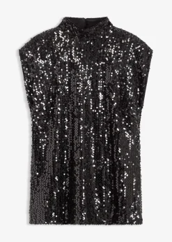 Top à paillettes