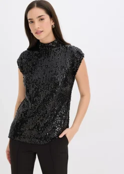 Top à paillettes