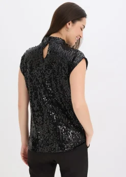 Top à paillettes