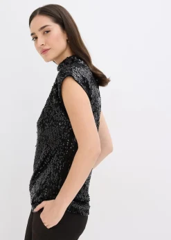 Top à paillettes