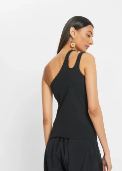 Top à épaule dénudée avec coton