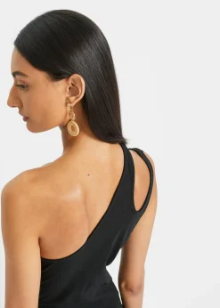 Top à épaule dénudée avec coton