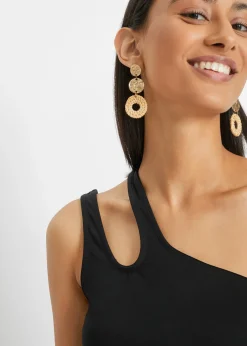 Top à épaule dénudée avec coton