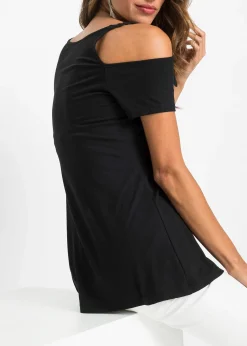 Top à épaules dénudées à dentelle