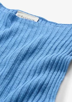 Top ajusté en maille de viscose mélangée