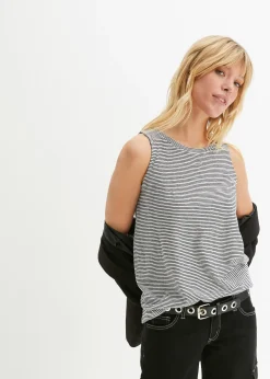 Top avec boutons dans le dos