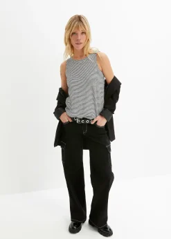 Top avec boutons dans le dos