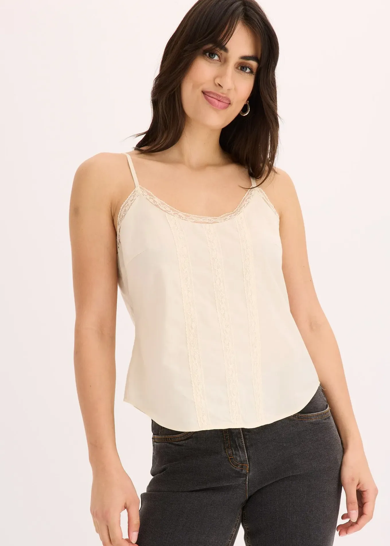 Top avec broderies anglaises 100% coton