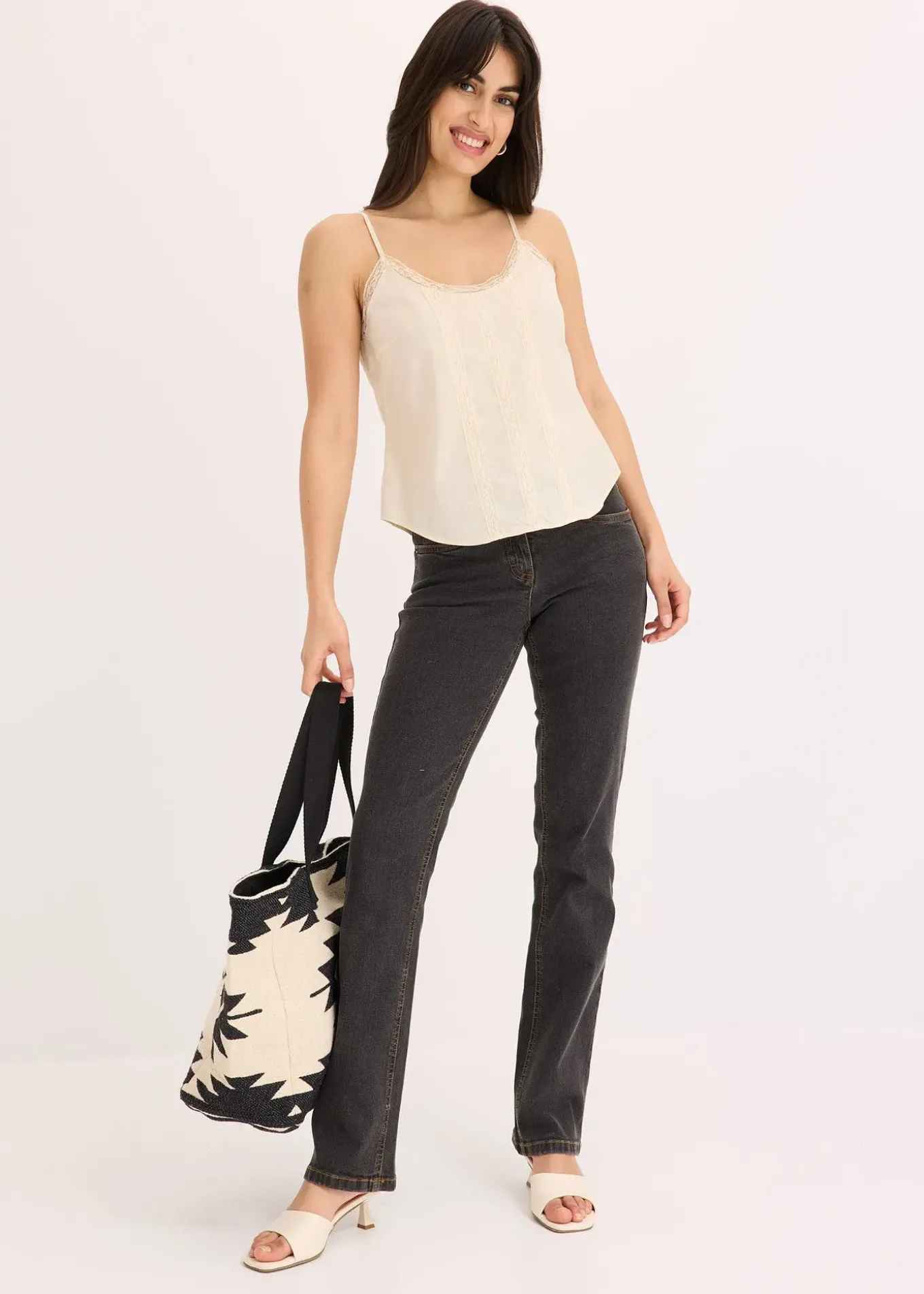 Top avec broderies anglaises 100% coton