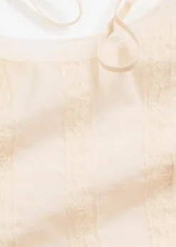 Top avec broderies anglaises 100% coton