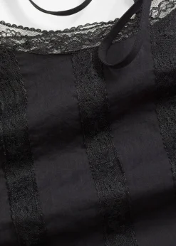 Top avec broderies anglaises 100% coton