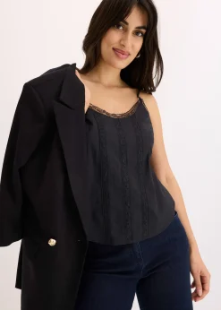 Top avec broderies anglaises 100% coton