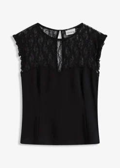 Top avec dentelle