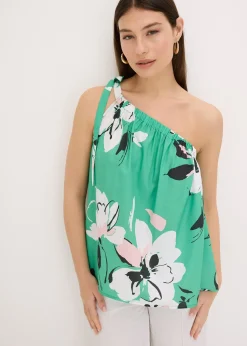 Top blouse asymétrique