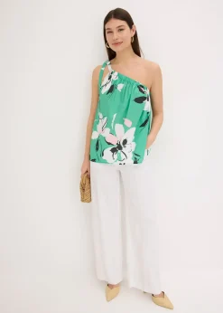 Top blouse asymétrique