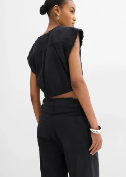 Top blouse raccourci