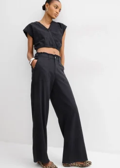 Top blouse raccourci