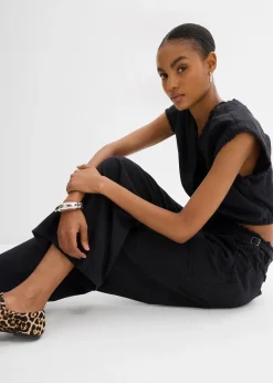 Top blouse raccourci