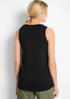 Top coton à dentelle