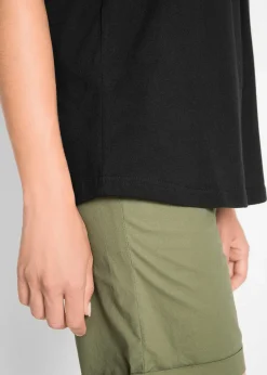 Top coton à dentelle