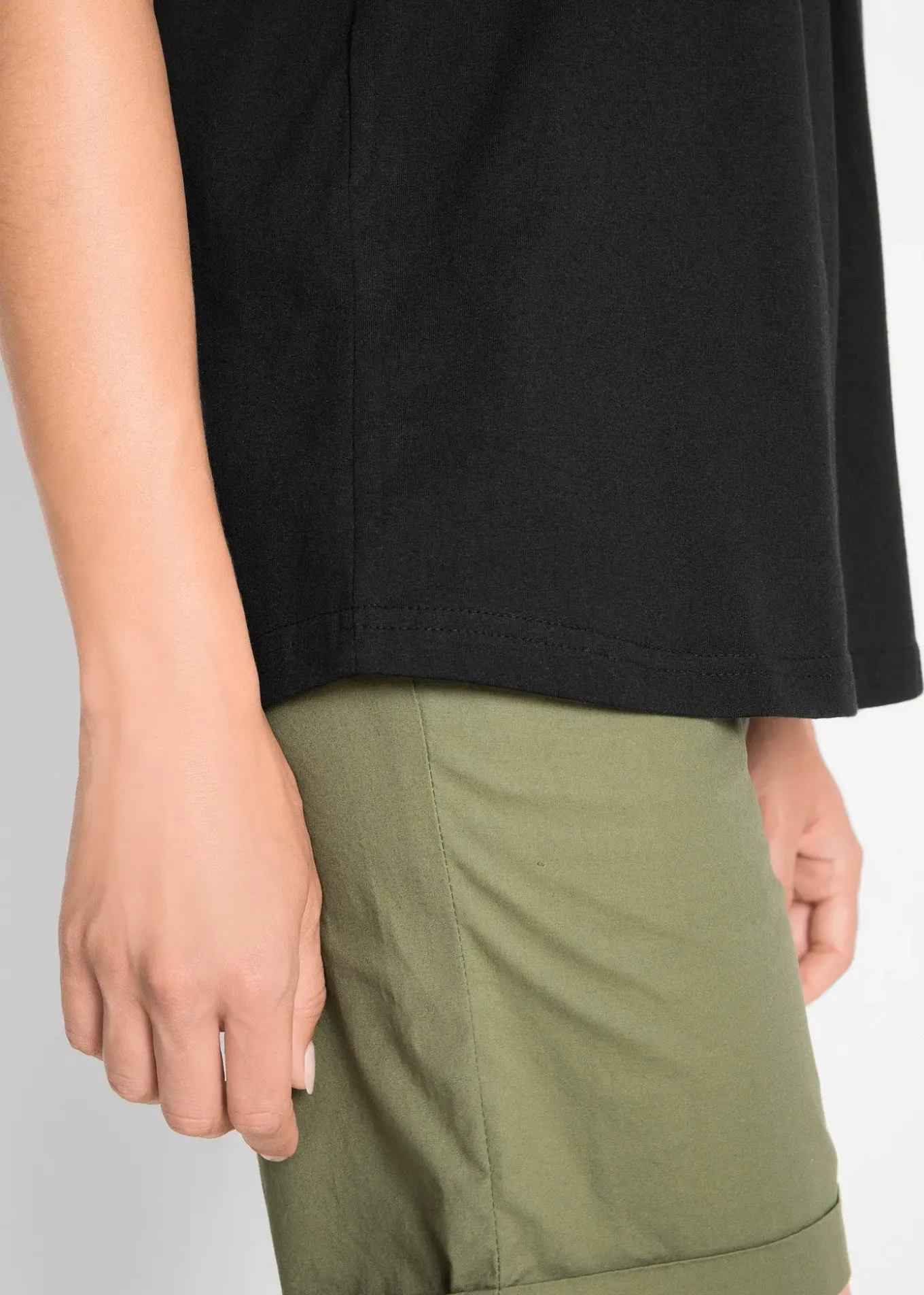 Top coton à dentelle