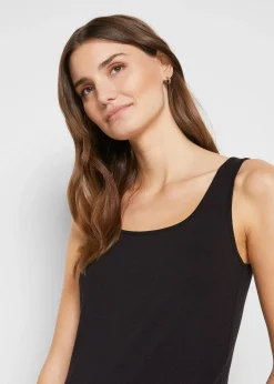 Top côtelé 100% coton