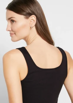 Top côtelé 100% coton