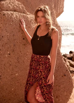 Top côtelé 100% coton