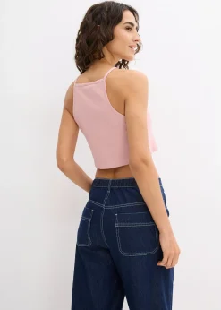 Top côtelé 100% coton