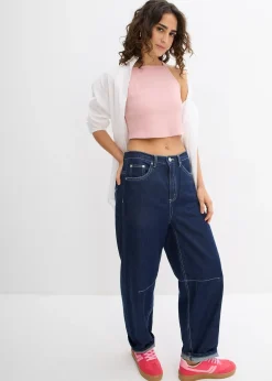 Top côtelé 100% coton