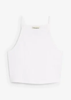 Top côtelé 100% coton