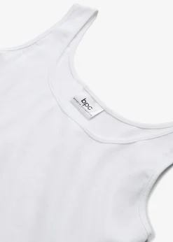 Top côtelé 100% coton