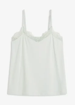 Top de pyjama en coton et viscose