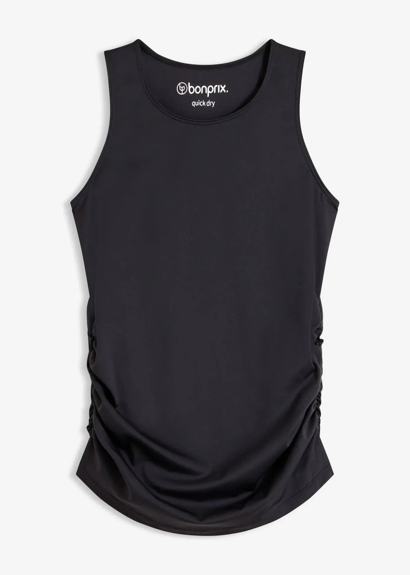 Top de sport à fronces, séchage rapide