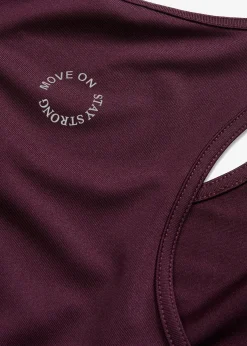 Top de sport avec dos nageur, séchage rapide