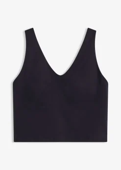 Top de sport avec soutien-gorge intégré, maintien modéré et toucher coton