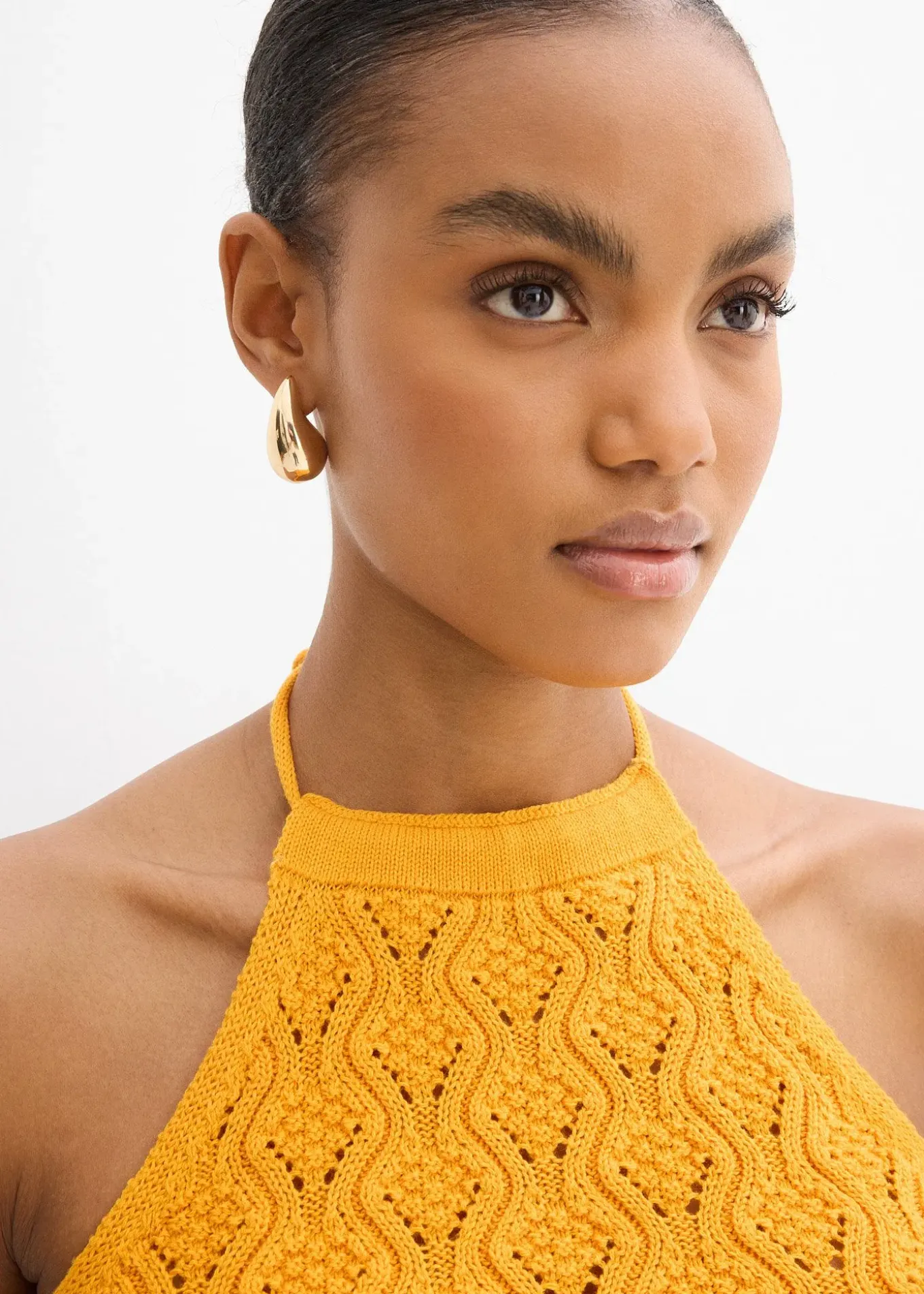 Top dos nu en maille