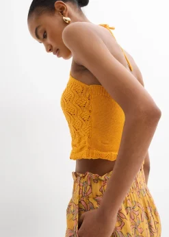 Top dos nu en maille