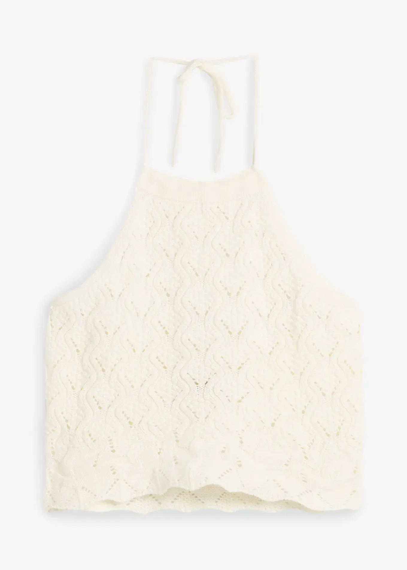 Top dos nu en maille