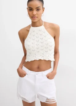 Top dos nu en maille